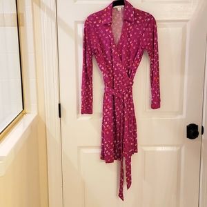 Diane Von Furstenberg silk Jeanne wrap dress